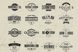 130 Vintage Logos Bundle