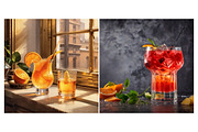 Fresh Cocktail Drink Fruit, a Background Graphic by IrySha (Thumbnail 4 of 6)