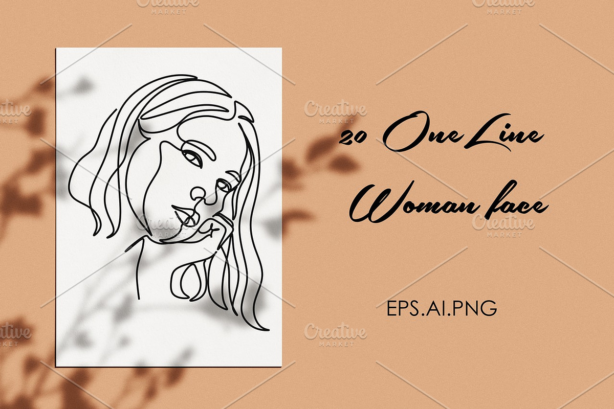 Woman Minimal Line Art Collection, an Illustration by velychko.ua (Photo 2 of 18)