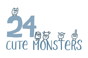 Doodled Monster Icons