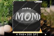 American Football Mom Text Game Day, a Background Graphic by LaseredNinja (Thumbnail 7 of 7)