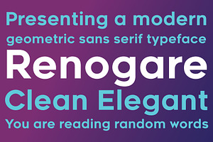 Renogare Font