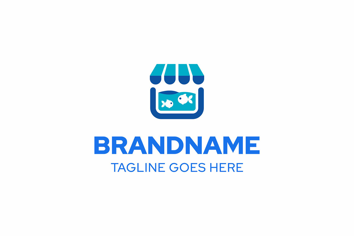 Fish Store Aquarium Logo, a Branding & Logo Template by Pray Art Design Studio (Photo 1 of 2)