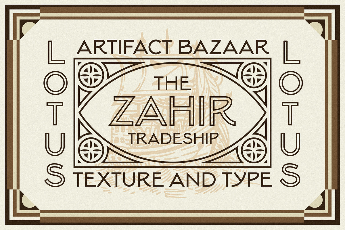 Lotus | Egyptian Sans, a Sans Serif Font by Artifact Bazaar (Photo 5 of 6)