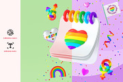 Pride Month Flyer Background, a Background Graphic by TandemStock (Thumbnail 2 of 3)