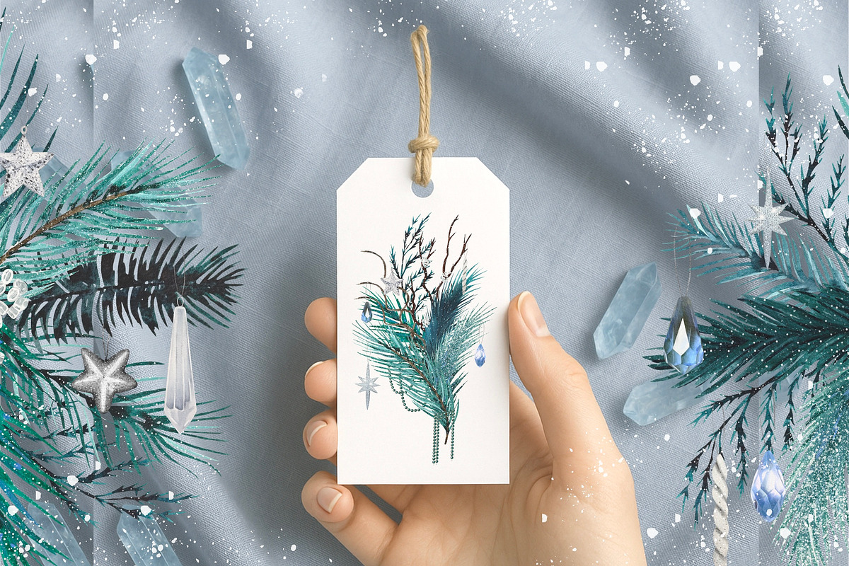 Winter Animal Watercolor Clipart Set, an Animal Illustration by DiashaArt (Photo 6 of 22)