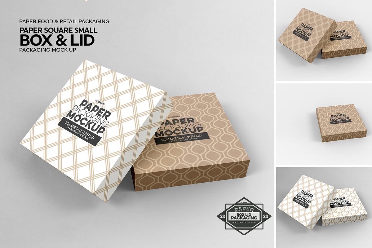 VOL. 22 Paper Box Packaging Mockups, a Cups & Container Mockup by INCDesign (Photo 4 of 14)