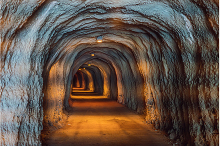 Tunnel under the mountain between, a Nature Photo by Elizaveta Galitskaya