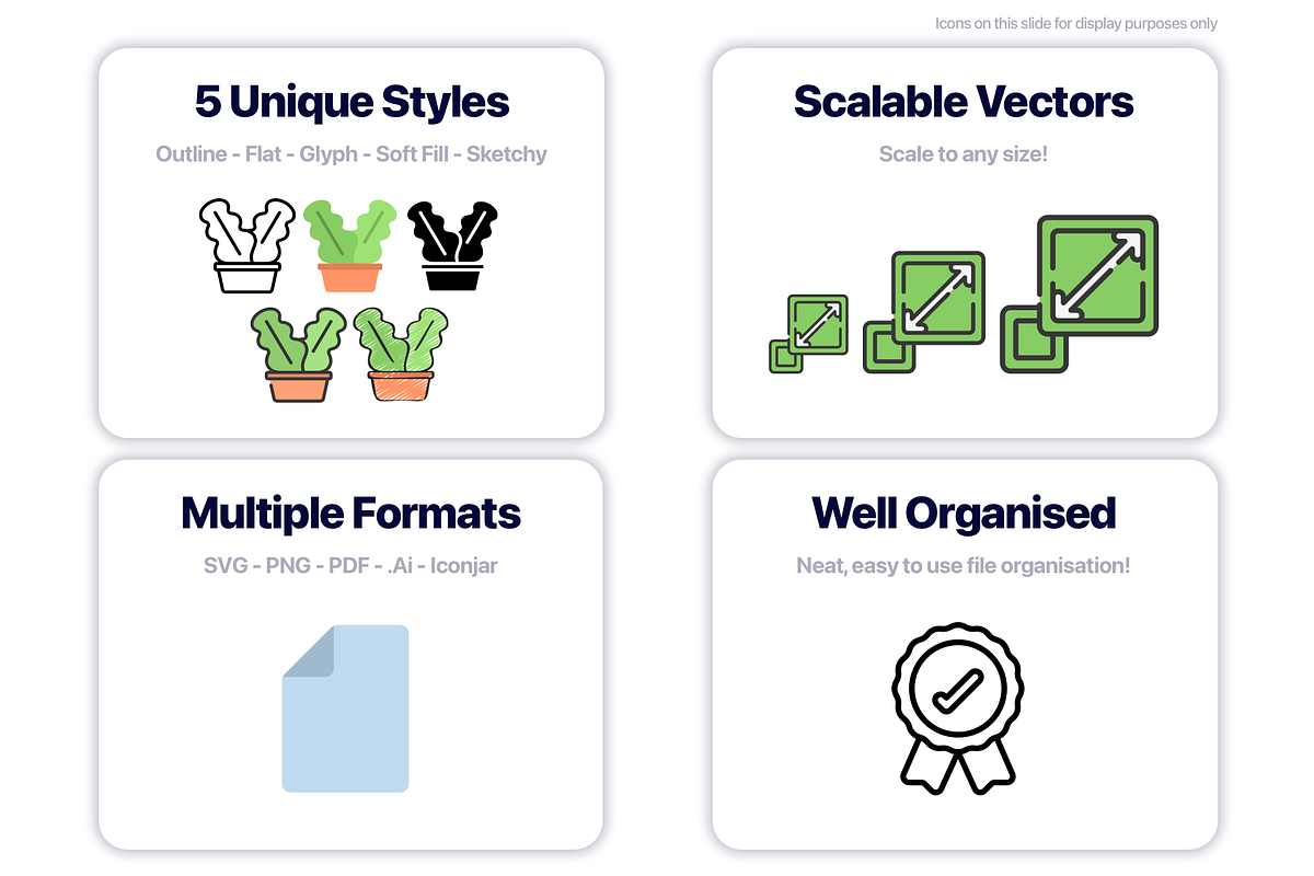 500 Plants & Flowers Vector Icons, an Outline Icon by Juicy Icons (Photo 2 of 6)
