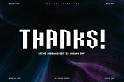 Sayexz - Gothic Display Font, a Sans Serif Font by QR Design Studio (Thumbnail 6 of 6)