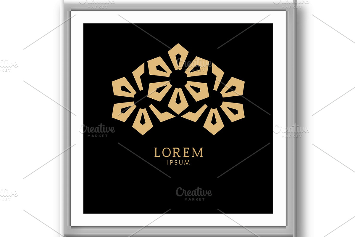 Abstract floral symbol. Graphic, an Object Graphic by RODINA (Photo 3 of 3)