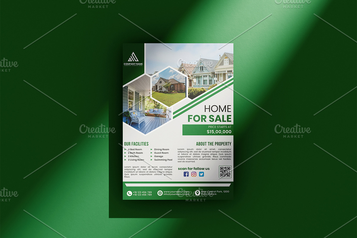 Real Estate - Creative Flyer Design, a Flyer Template by MG Graphics (Photo 4 of 6)