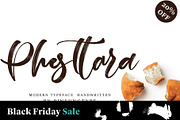 Phesttara Black Friday, a Script Font by pineungtype (Thumbnail 1 of 7)
