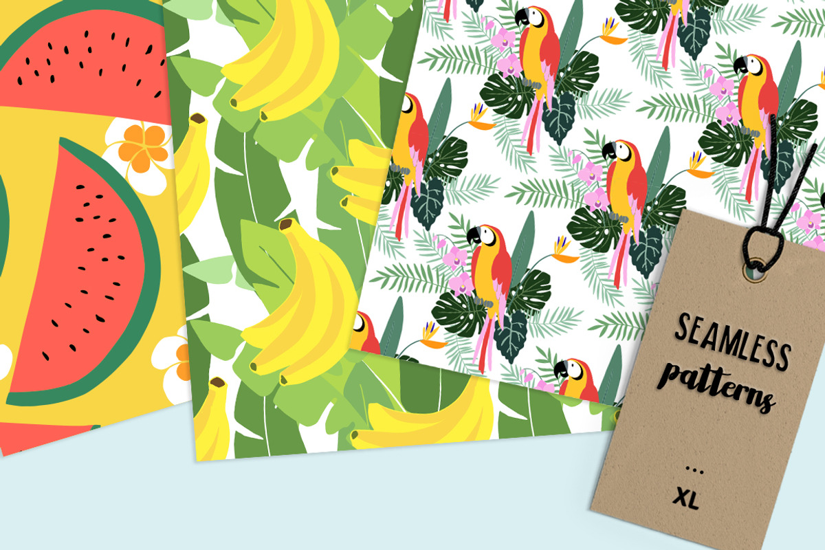 Summer Paradise set VOL 2, an Animal Illustration by Tabita's shop (Photo 3 of 5)