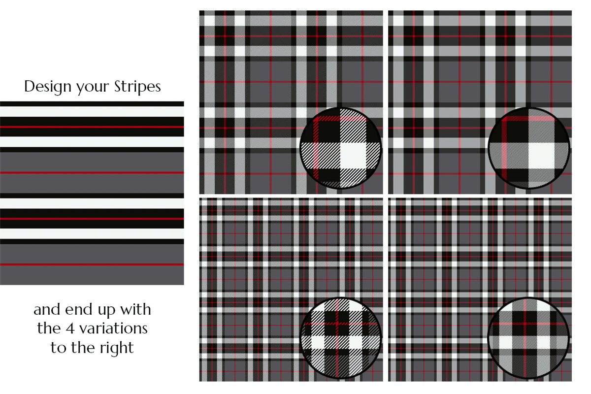 MFC MyTartanPlaid, a Pattern Graphic by Monogram Fonts Co. (Photo 3 of 8)