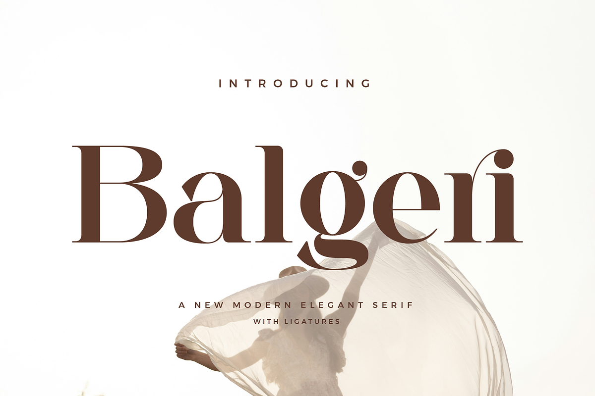 Balgeri - Modern Serif Font, a Serif Font by Aqeel_Art (Photo 1 of 10)