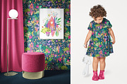 Fairy Garden - Floral Pattern, a Pattern Graphic by Velliniki (Thumbnail 2 of 9)