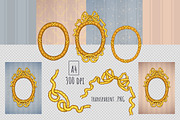 Antique baroque photo frame, an Object Graphic by KatPush (Thumbnail 2 of 5)