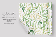 Watercolor Spring Foliage Pattern, a Pattern Graphic by SirenaArt (Thumbnail 3 of 15)