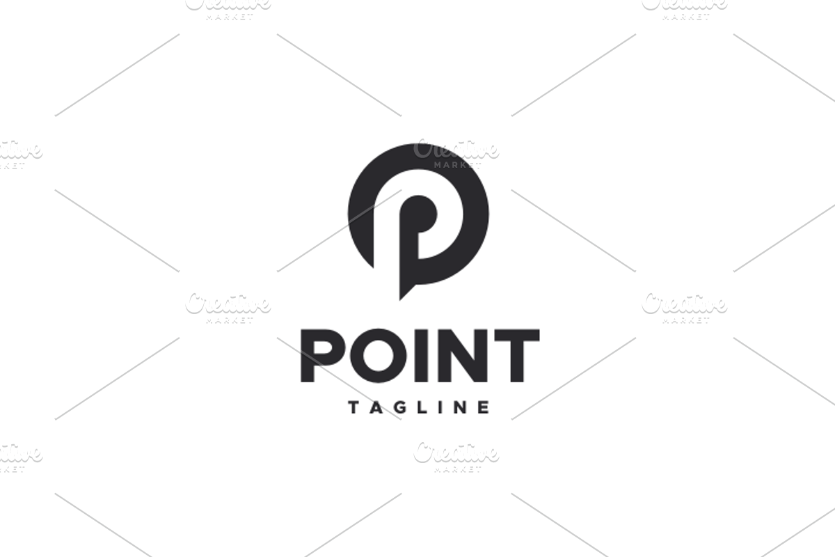 Point - Letter P Logo, a Branding & Logo Template by yopie