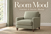 Room Mood Interior PSD Mockup, a Household Mockup by Casa Mandarina (Thumbnail 1 of 8)