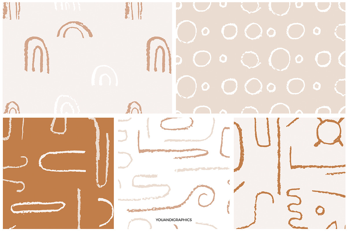 Abstract Boho Patterns, a Pattern Graphic by Youandigraphics (Photo 11 of 16)