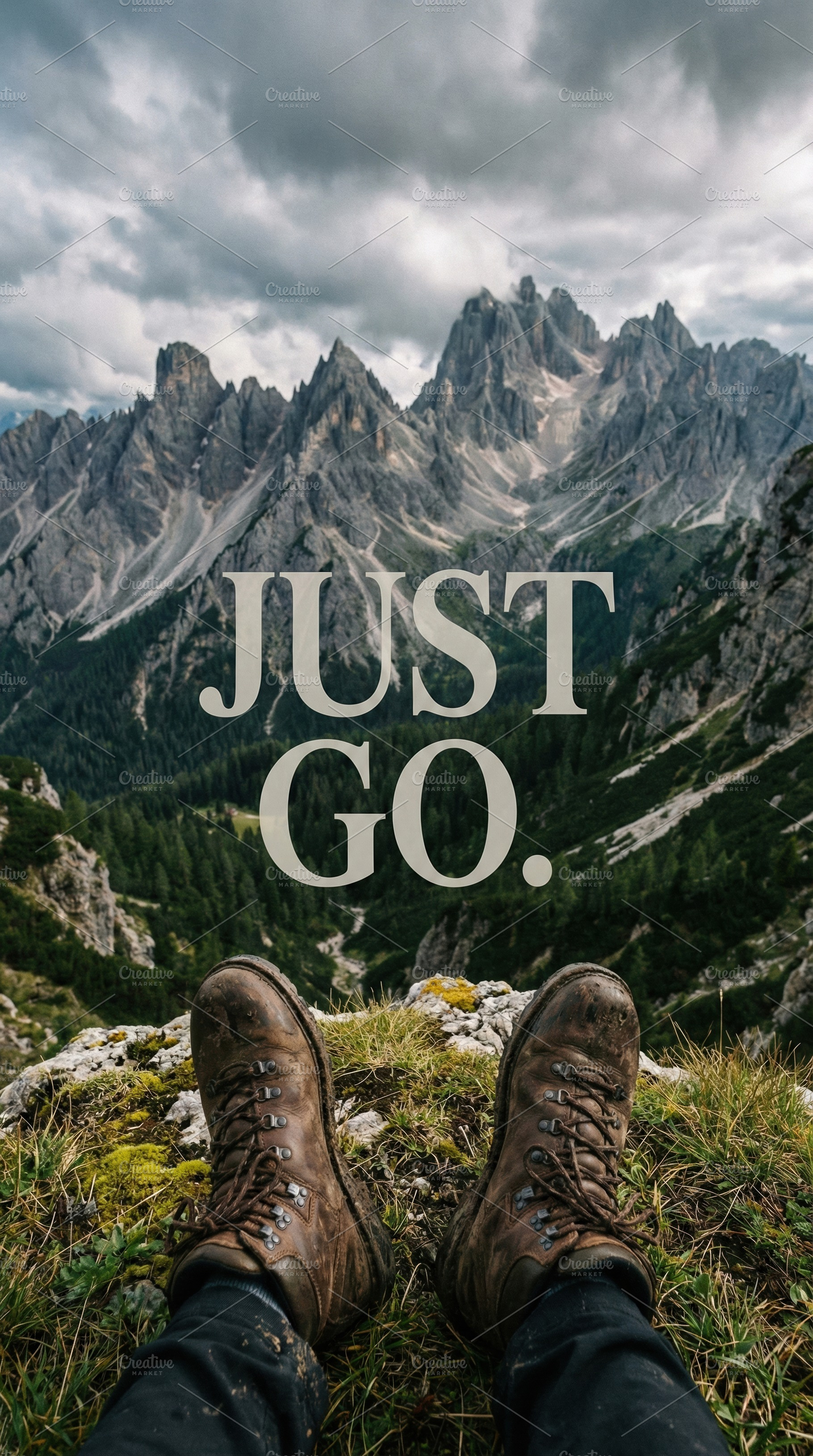 Adventurous POV with Hiking Boots, a Holiday Photo by Virgo Studio