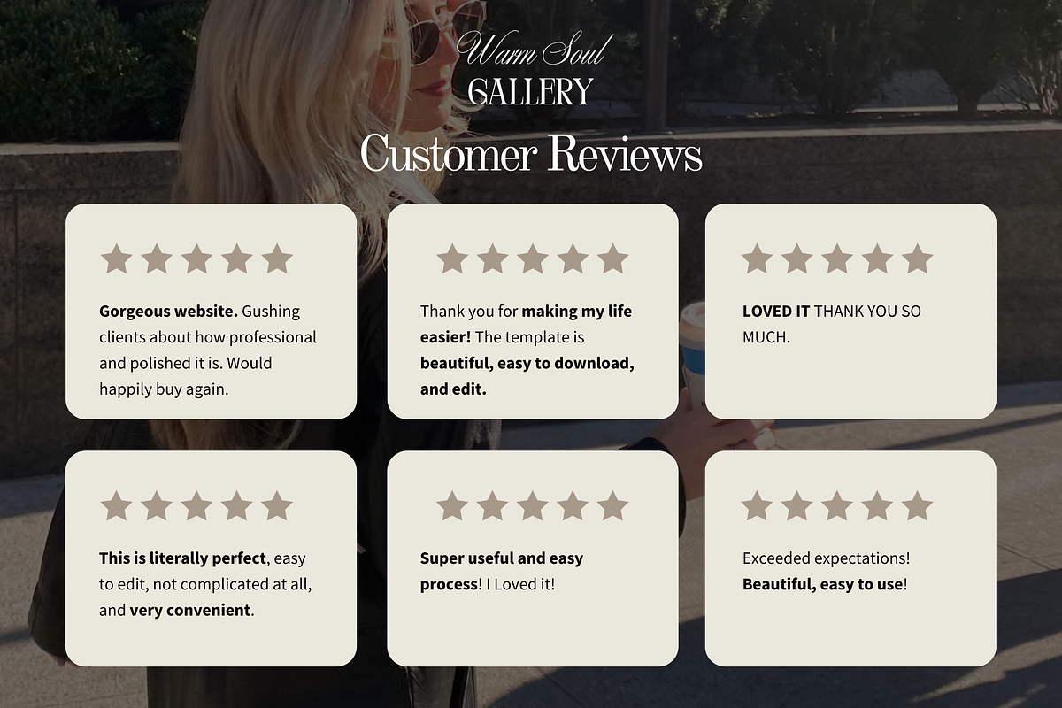 Wedding Website Template Canva, a Landing Page Template by Warmsoulgallery (Photo 10 of 10)