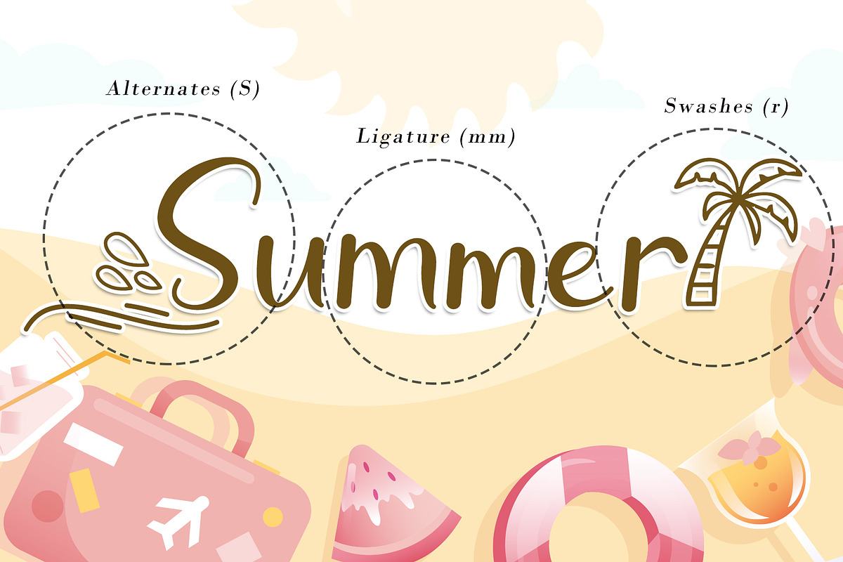 Summer Story, a Font by AEN Creative Studio (Photo 8 of 10)
