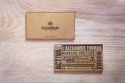 Kraft Paper Business Card, a Business Card Template by Marvel (Thumbnail 3 of 4)