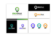 Set of Idea Talk Logo designs, a Branding & Logo Template by Lucky Creative (Thumbnail 5 of 5)