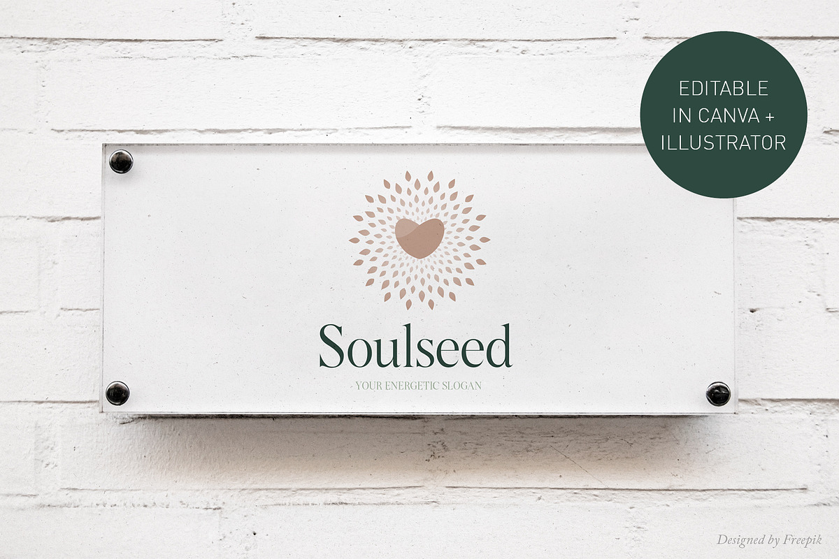 Soulful Logo Template | Canva & AI preview 2