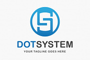Dot System Logo Template, a Branding & Logo Template by PixaSquare (Thumbnail 1 of 3)
