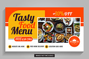 Food & Restaurant Web Ad Banner, a Social Media Template by Tanuart (Thumbnail 2 of 2)