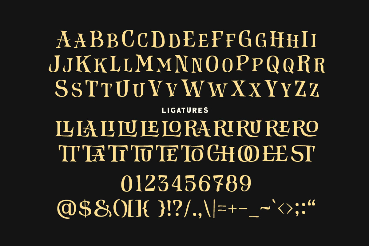 Haunted Gallery - Fun Horror Font, a Handwritten Font by Letterhend Studio (Photo 6 of 9)