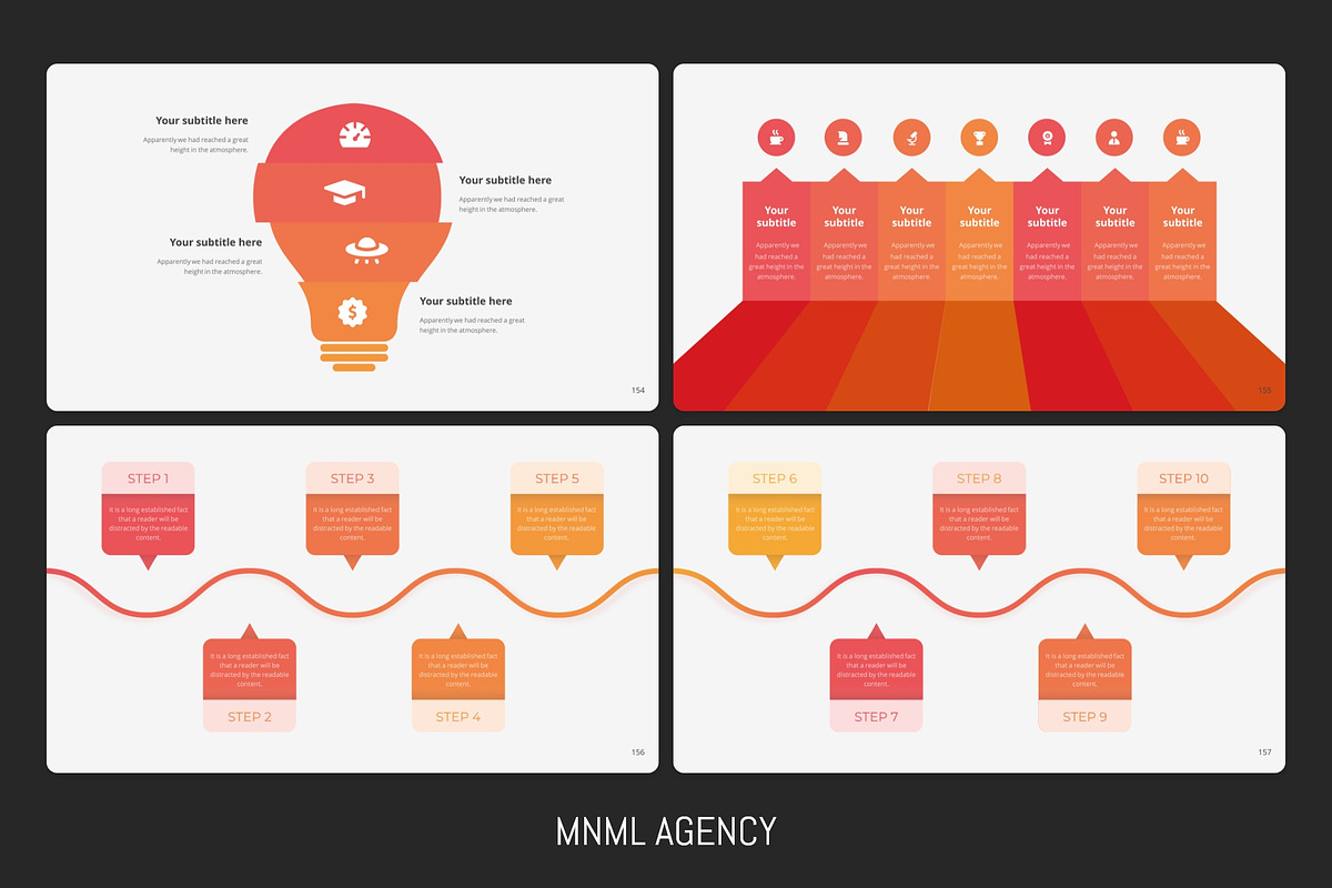 Massive Infographic Template, a Presentation Template by MNML Agency (Photo 52 of 63)