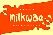 Milkwae - Font, a Handwritten Font by artchiles_design (Thumbnail 1 of 5)