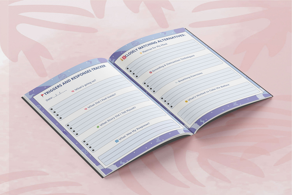 Anxious Attachment Workbook, a Design Template by Book2bees (Photo 3 of 4)