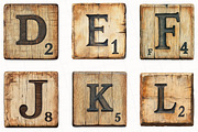 Crossword Letter Sublimation Bundle, an Illustration by OK Design (Thumbnail 3 of 5)