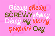 Glewy, a Script Font by graphicook (Thumbnail 6 of 10)
