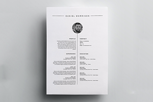 Resume Template / CV & Cover Letter