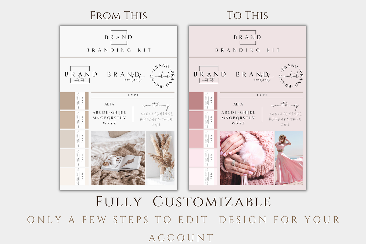 Business Brand Board Editable Kit, a Stationery Template by BRANDcontent (Photo 5 of 6)