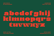 Bisre - Bold Display Font, a Sans Serif Font by Marvadesign (Thumbnail 5 of 13)