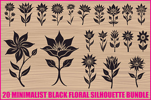 Elegant Floral Bundle, an Illustration by hafijul