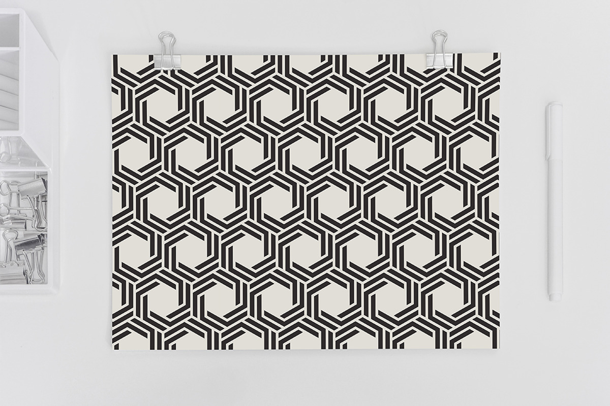 Bold Geometric Seamless Patterns, a Pattern Graphic by Curly_Pat