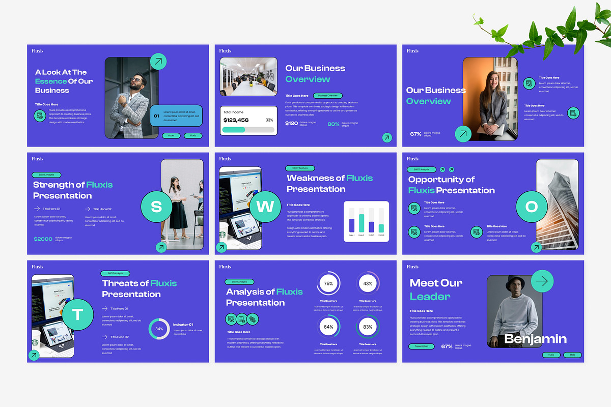 Modern Business Plan Presentation, a Presentation Template by Eklip Studio (Photo 3 of 6)
