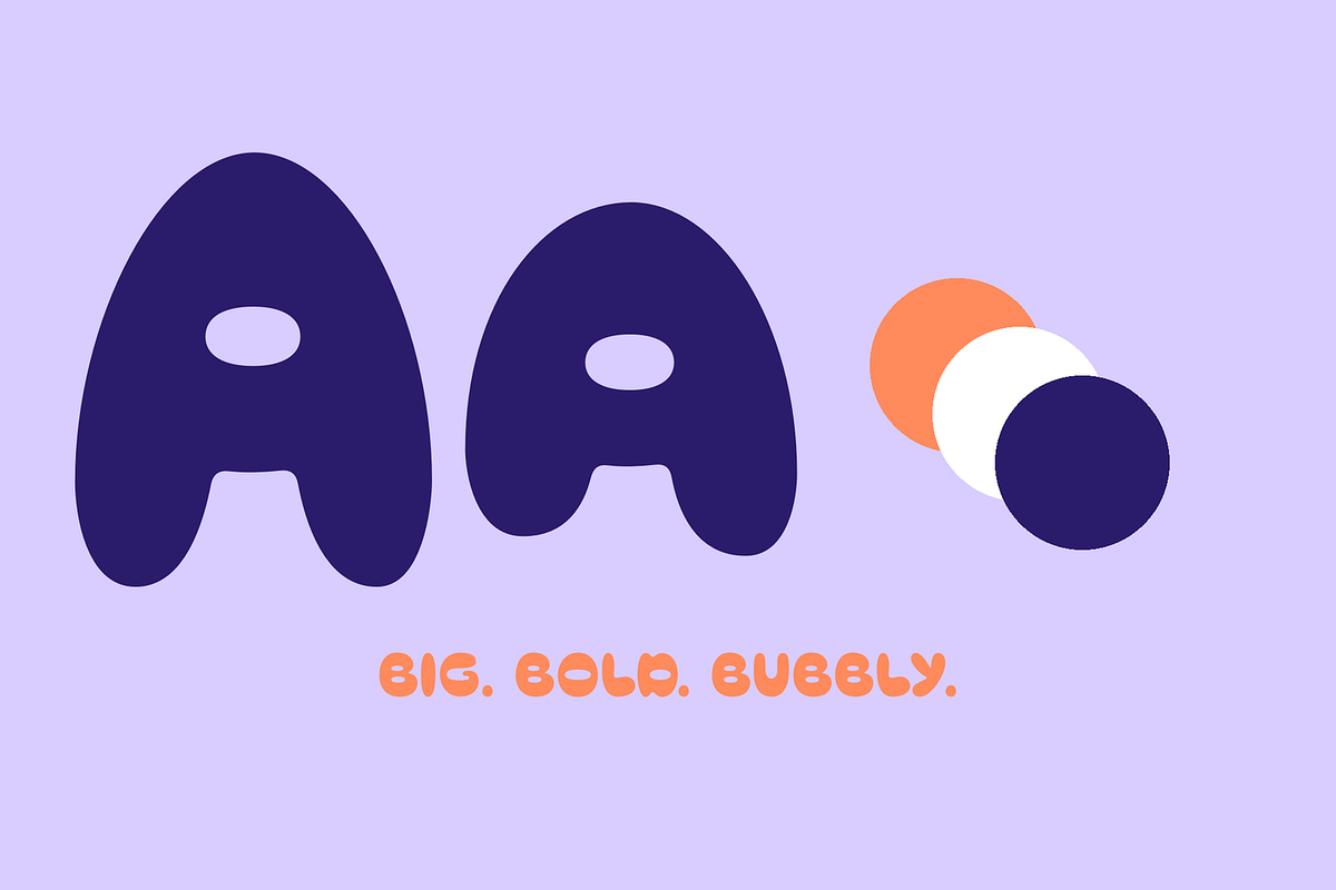 Klouds - Bubbly Playful Retro Font, a Handwritten Font by Oblique Foundry (Photo 3 of 10)