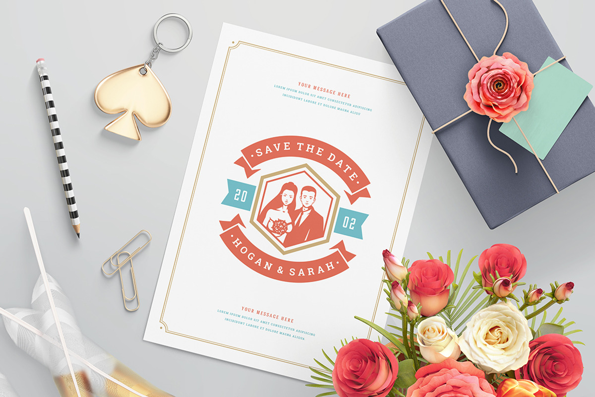 18 Wedding Logos and Badges, a Branding & Logo Template by Vasya Kobelev (Photo 6 of 15)