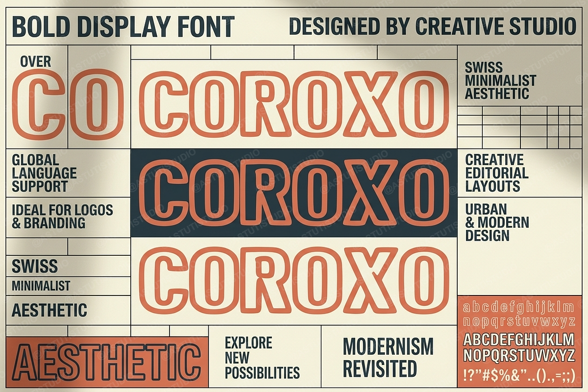 Coroxo | A Refined Modern Serif Type, a Serif Font by Astuti Studio (Photo 1 of 25)