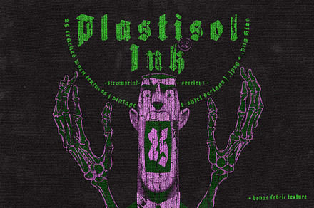 25 Plastisol Ink Texture Overlays, a Texture Graphic by smishura